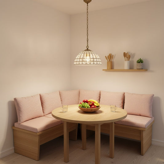 Nordic Crystal Pendant light for Dome-Shaped Living Room