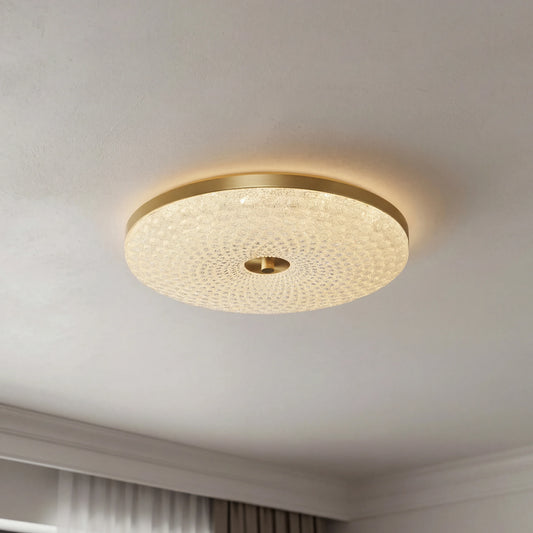 Modern Minimalist Round Crystal LED Ceiling Light