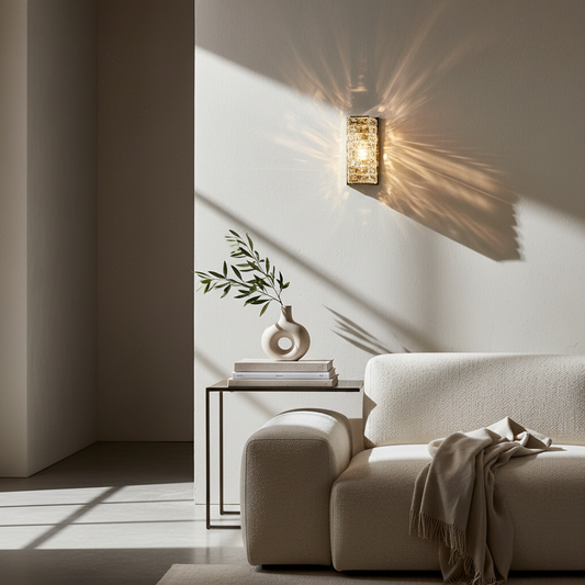 Postmodern Luxury Crystal LED Wall Light