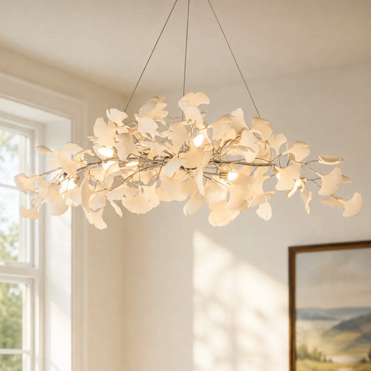 Aurelia Modern Organic Ginkgo Chandelier
