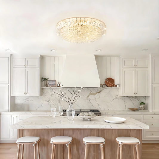 Elegant Crystal Round Ceiling Light
