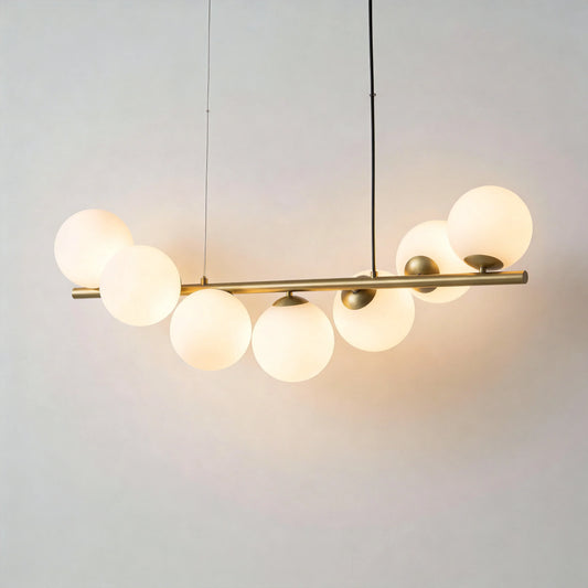 Eve Nordic Glass Sphere Chandelier