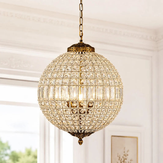 Jorick Luxury Globe Crystal Chandelier