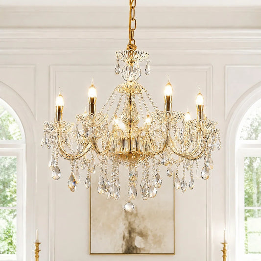 Layla Modern Elegant Crystal Chandelier