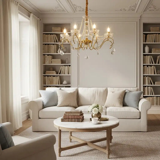 Luxury Elegant Multi-Tier Crystal Chandelier