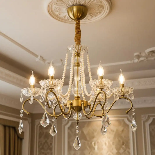 Luxury Elegant Multi-Tier Crystal Chandelier