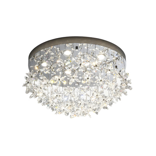 Luxury Shiny Crystal Round Ceiling Light