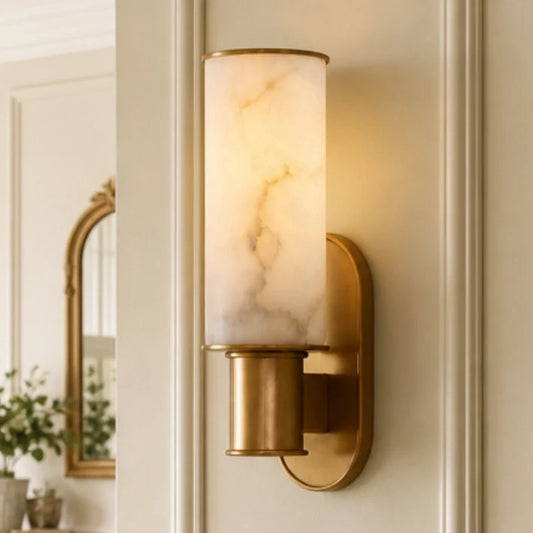 Luxury Alabaster Marble Wall Sconce