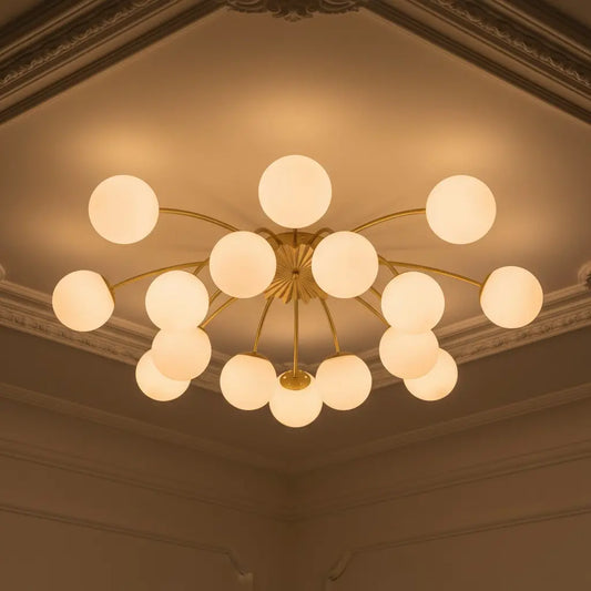 Modern Luxury Globe Glass Bubble Chandelier