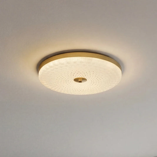 Modern Minimalist Round Crystal LED Ceiling Light