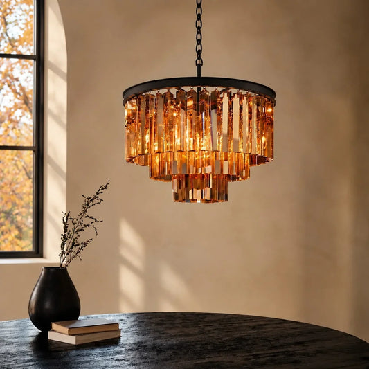Aeryvon Vintage Luxury Crystal Chandelier