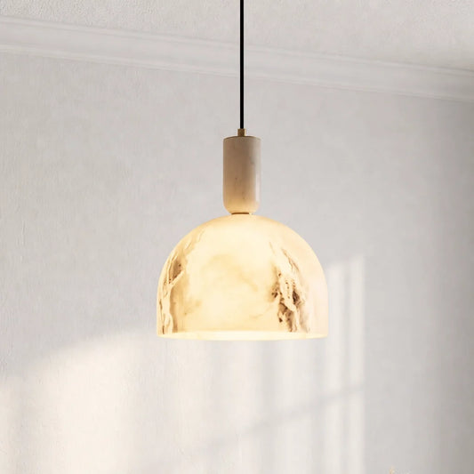 Elegant Alabaster Marble Pendant Light