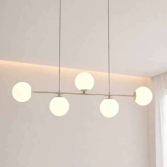 Elvarith Modern Glass Orb Pendant Light