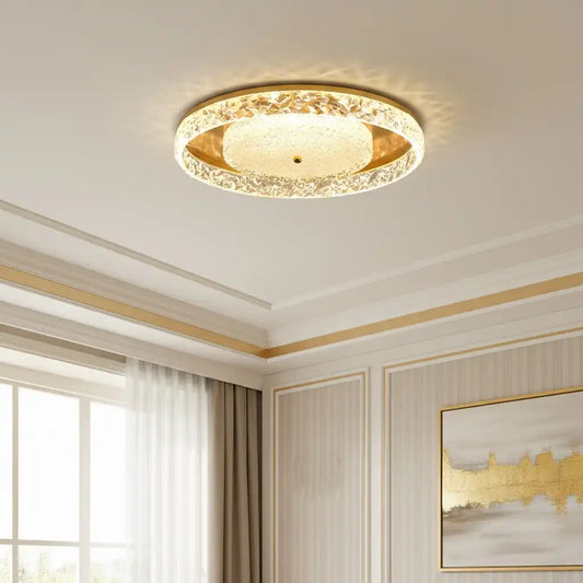 Luxury Round Crystal Ceiling Light