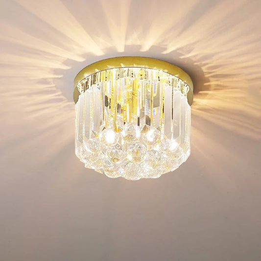 Modern Luxury Crystal Flush Mount Ceiling Light
