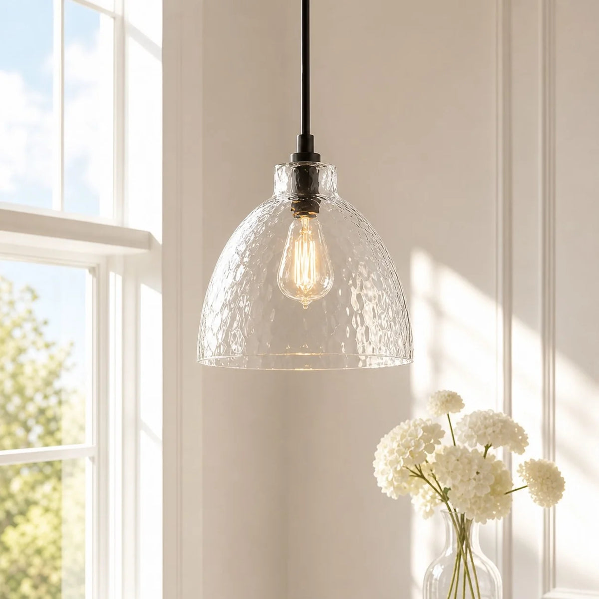 Ondine Farmhouse Hammered Glass Pendant Light (26).webp__PID:2076ae07-18b3-4672-9674-5eb20475232d