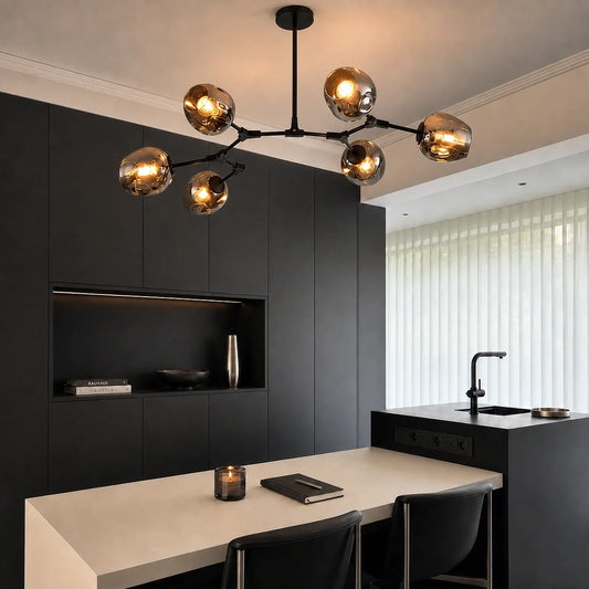 Polak Branching Glass Pendant Light
